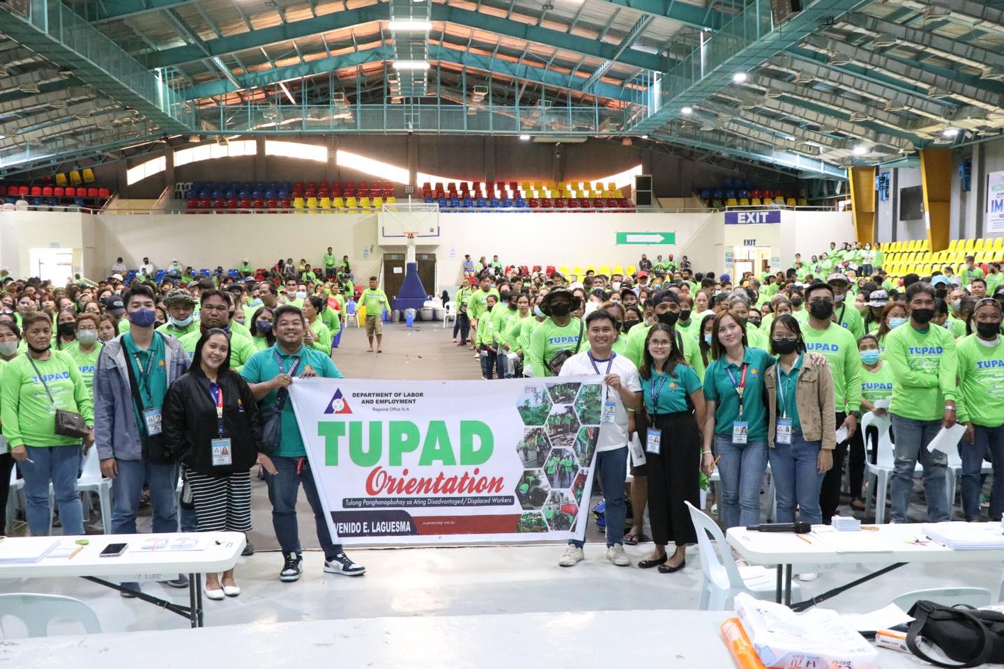 Tayo po ay nagdaos ng Orientation at Contract Signing sa 960 benepisyaryo ng Tulong Panghanapbuhay sa ating Displaced/Disadvantaged Workers (TUPAD).