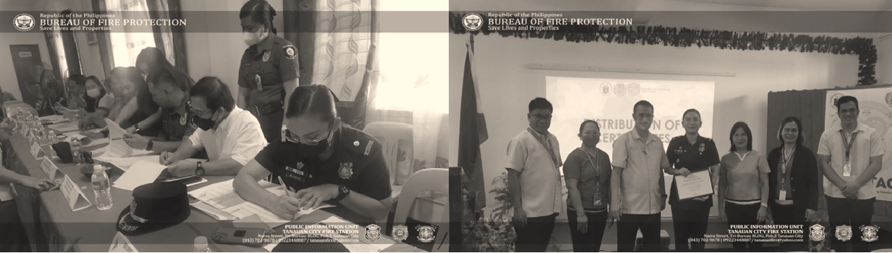 MOA SIGNING: The Bureau of Fire Protection Tanauan City Fire Station