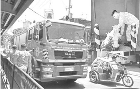 BFP MANDALUYONG FIRE TRUCK VISIBILITY AND HYDRANT TESTING