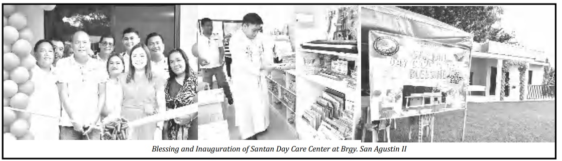 Blessing and Inauguration of Santan Day Care Center at Brgy. San Agustin II