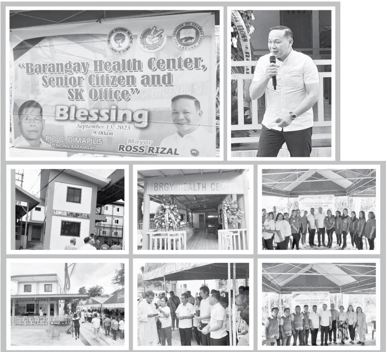 Pinasinayaan na po ng inyong lingkod Calamba City MayorRoss Rizal ang Bagong Health Center