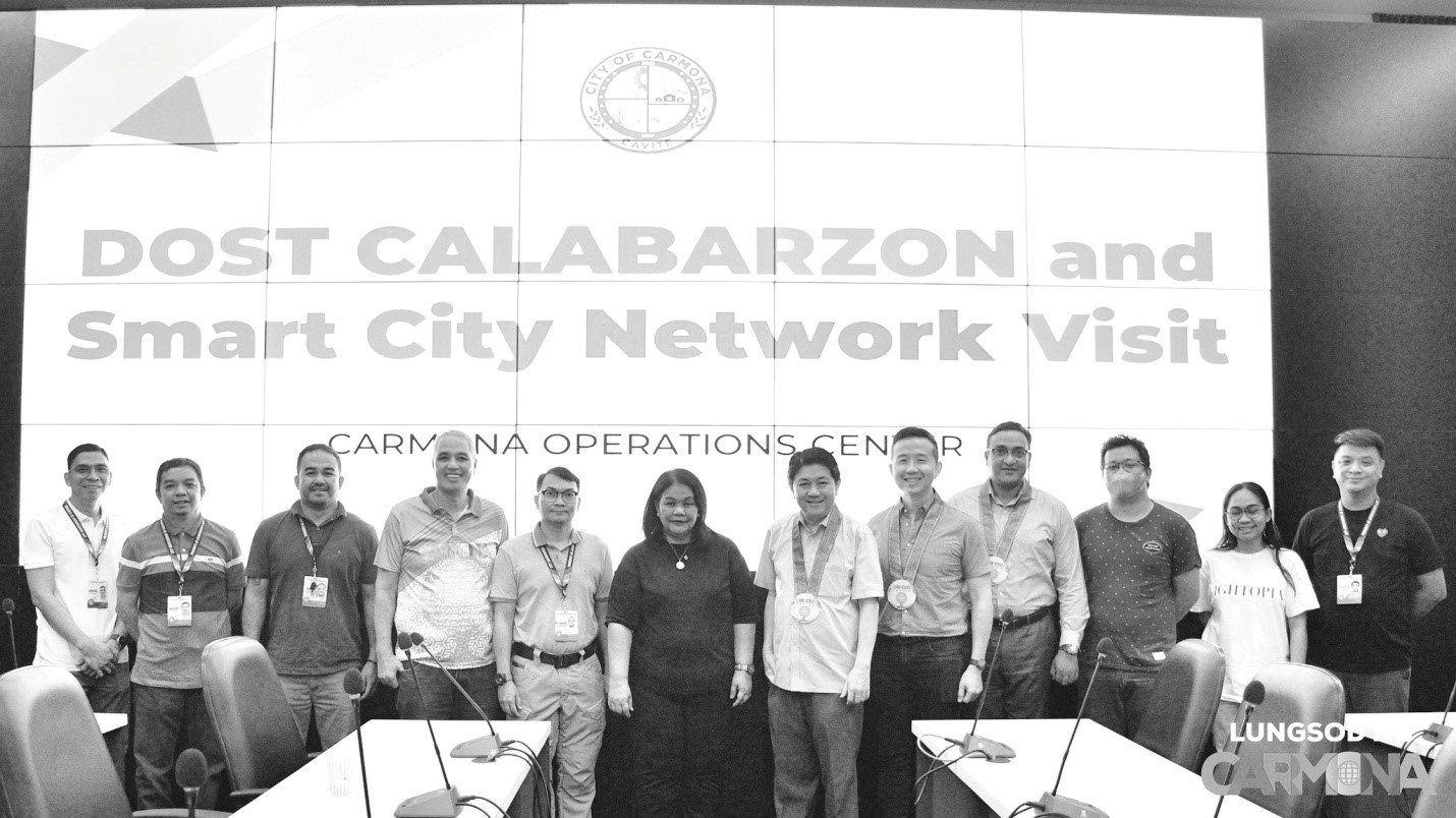 Visit ng DOST CALABARZON at SMARTCITY NETWORK sa City of Carmona