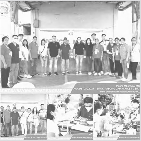 On August 24, 2023, a medical mission unfolded in Barangay PasongCamachile I, General Trias City, Cavite