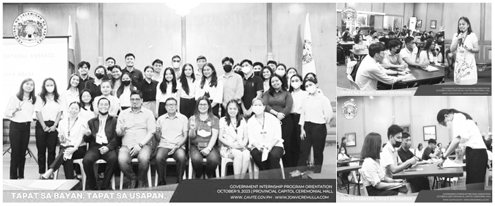 30 Young Workers Embark on a Journey of Public Service through the Government Internship Program in Cavite