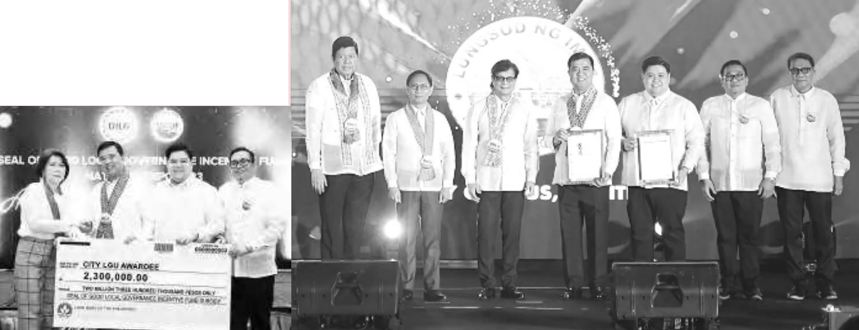 Personal na tinanggap ni Imus City Mayor Alex AA Advincula ang Seal of Good Local Governance award