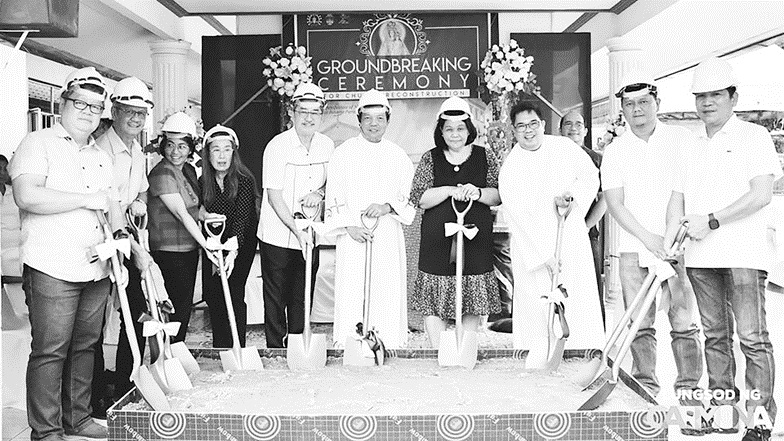 Ground breaking Ceremony ng bagong Nuestra Señora Del Santisimo Rosario Parish Church