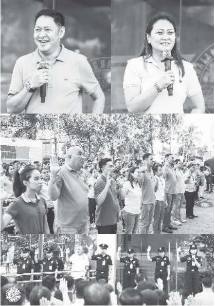 Sa ginanap na Flag Raising Ceremony ng Pamahalaang Bayan ng Rosario, Cavite