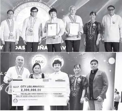The City of Dasmariñas is one of the recipients of the 2023 Seal of Good Local Governance National Award