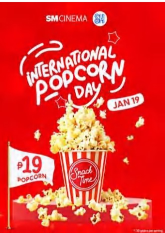 Celebrate Poppin’ Fun on International Popcorn Day at SM Cinema