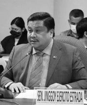 ESTRADA REACTS ON ALLEGED EXTORTION BY MILF ON EX-MEMBERS