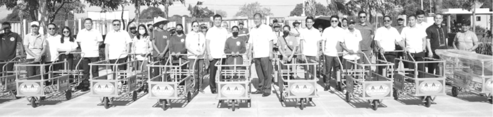 2 Eco Cabs at 50 Eco-carts, handog nina Mayor AA at Cong. AJ sa barangay eco-aides ngayong Earth Day 2024