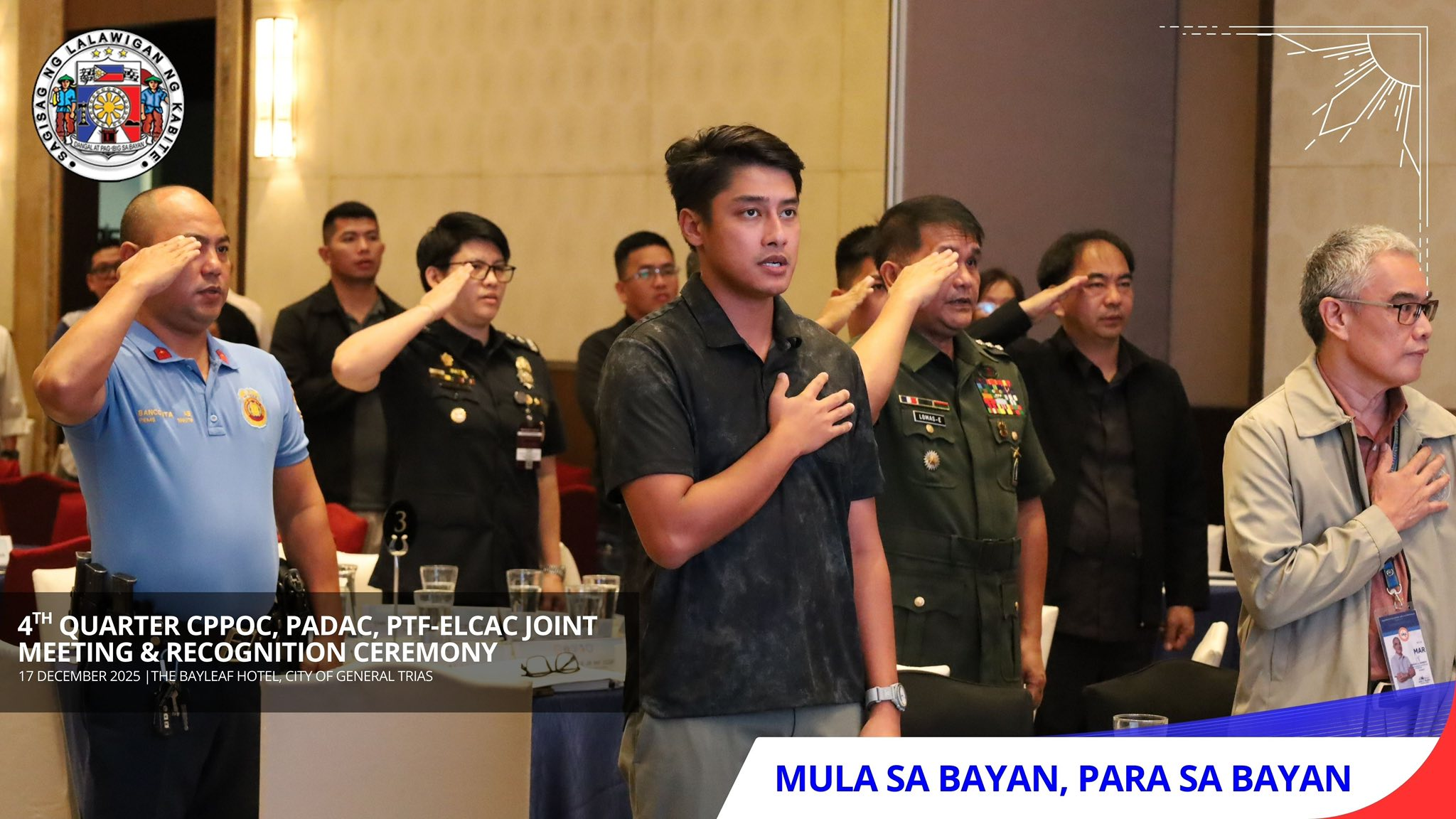 𝐂𝐚𝐯𝐢𝐭𝐞 𝐡𝐨𝐥𝐝𝐬 𝟒𝐭𝐡 𝐪𝐮𝐚𝐫𝐭𝐞𝐫 𝐣𝐨𝐢𝐧𝐭 𝐂𝐏𝐏𝐎𝐂, 𝐏𝐀𝐃𝐀𝐂, 𝐏𝐓𝐅-𝐄𝐋𝐂𝐀𝐂 𝐜𝐨𝐮𝐧𝐜𝐢𝐥 𝐦𝐞𝐞𝐭𝐢𝐧𝐠; 𝐋𝐆𝐔𝐬 𝐡𝐨𝐧𝐨𝐫𝐞𝐝 𝐟𝐨𝐫 𝐞𝐱𝐜𝐞𝐥𝐥𝐞𝐧𝐜𝐞 𝐢𝐧 𝐛𝐚𝐫𝐚𝐧𝐠𝐚𝐲 𝐣𝐮𝐬𝐭𝐢𝐜𝐞 𝐚𝐧𝐝 𝐬𝐞𝐜𝐮𝐫𝐢𝐭𝐲